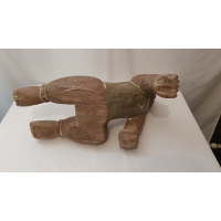 Grote houten baby Bhoeda